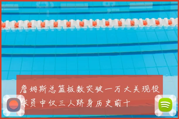 詹姆斯总篮板数突破一万大关现役球员中仅三人跻身历史前十