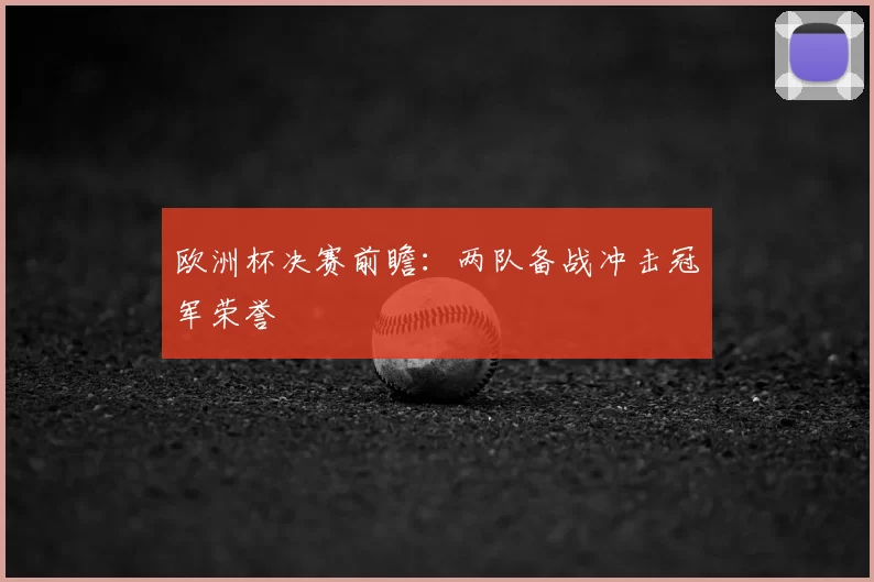 欧洲杯决赛前瞻:两队备战冲击冠军荣誉